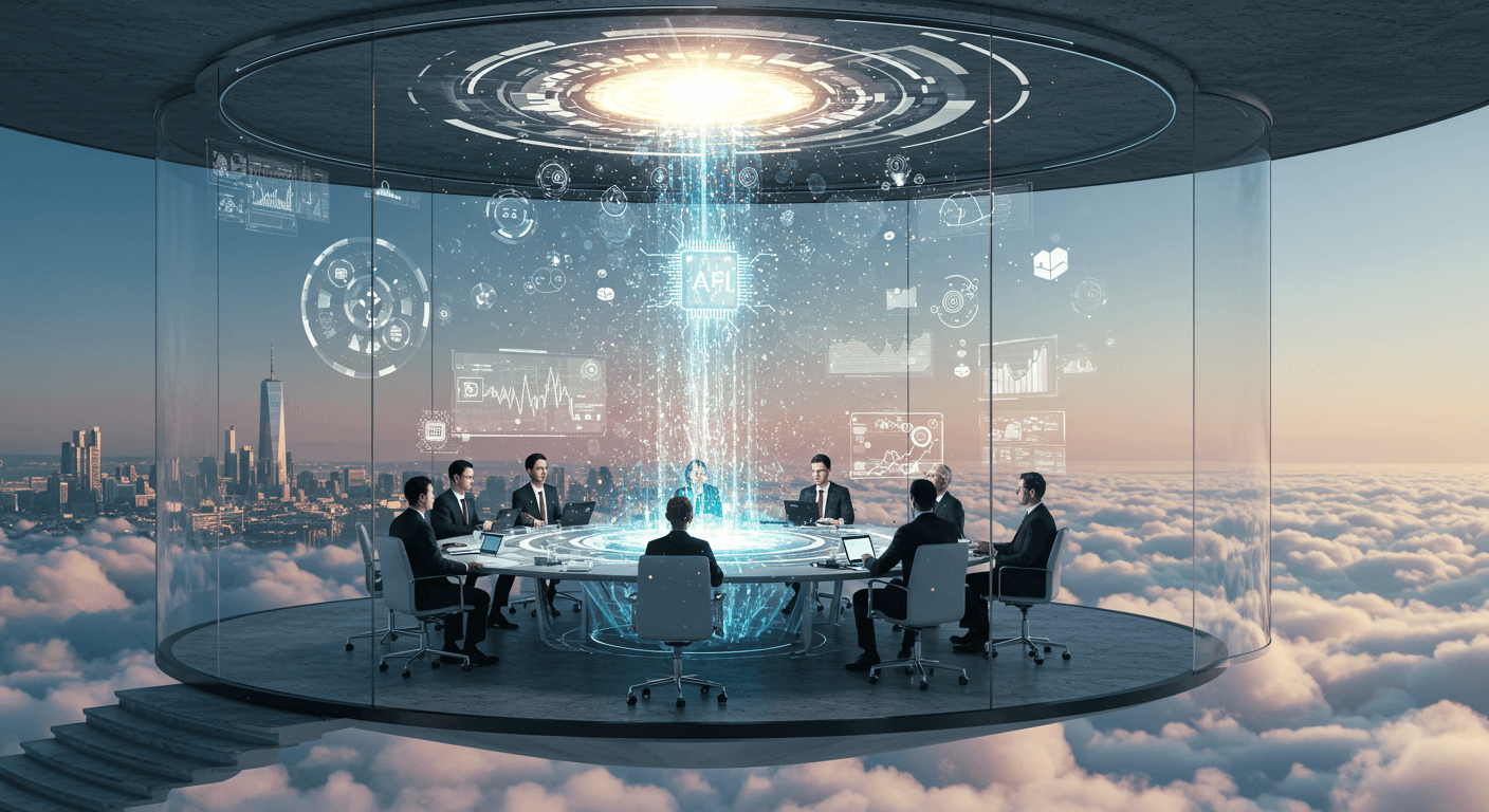 An executive education session on AI